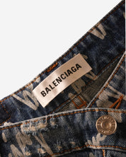 Jeans Balenciaga Logo All Over S