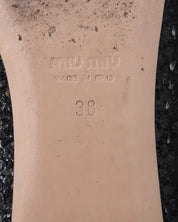 Flats Miu Miu Capret 38