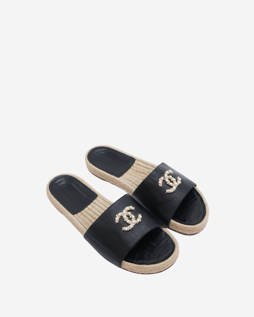 Sandalias Chanel CC Pearl 38