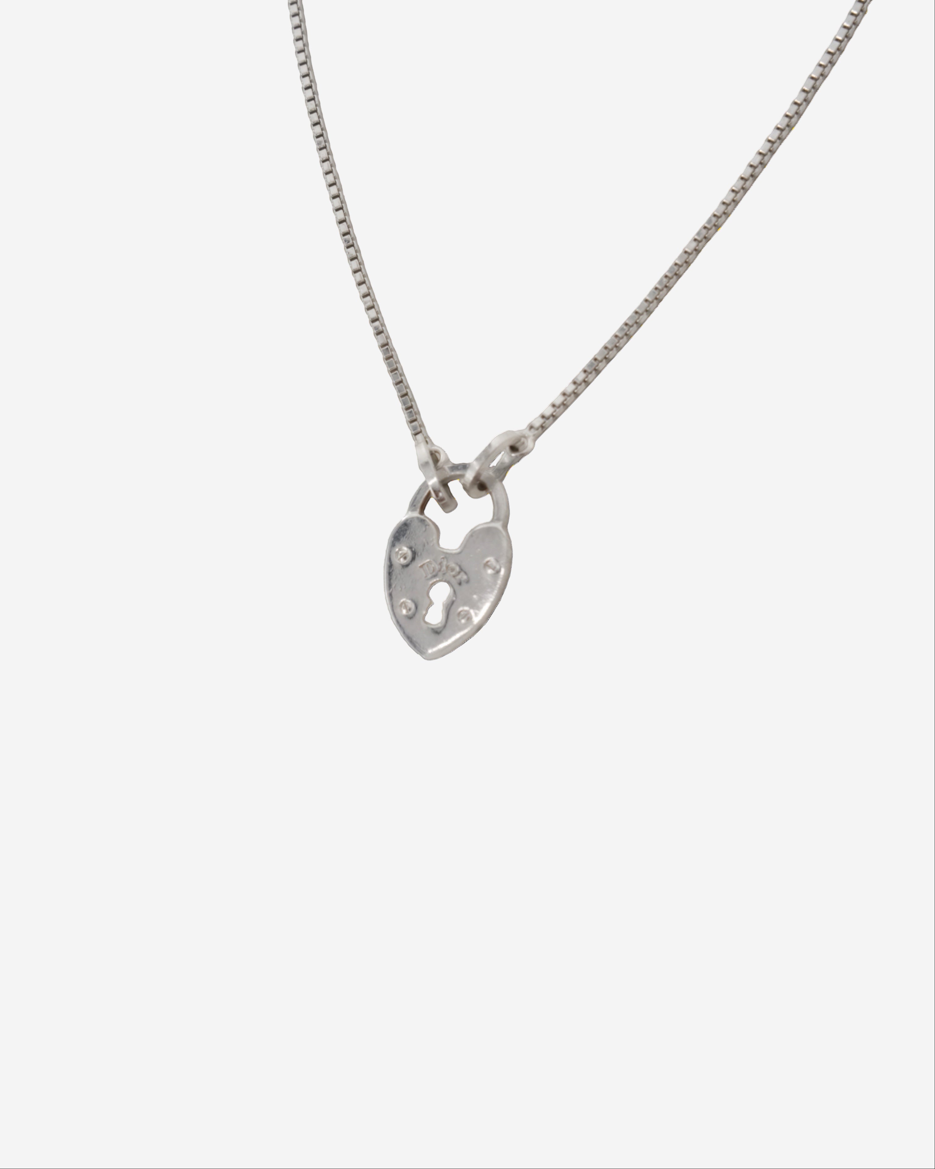 Collar Dior Heart Lock Charm