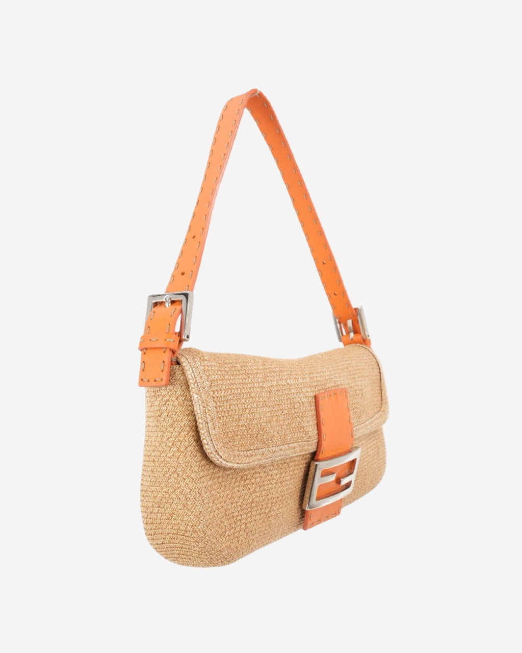 Bolso Fendi Baguette Selleria Raffia