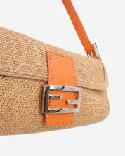 Bolso Fendi Baguette Selleria Raffia