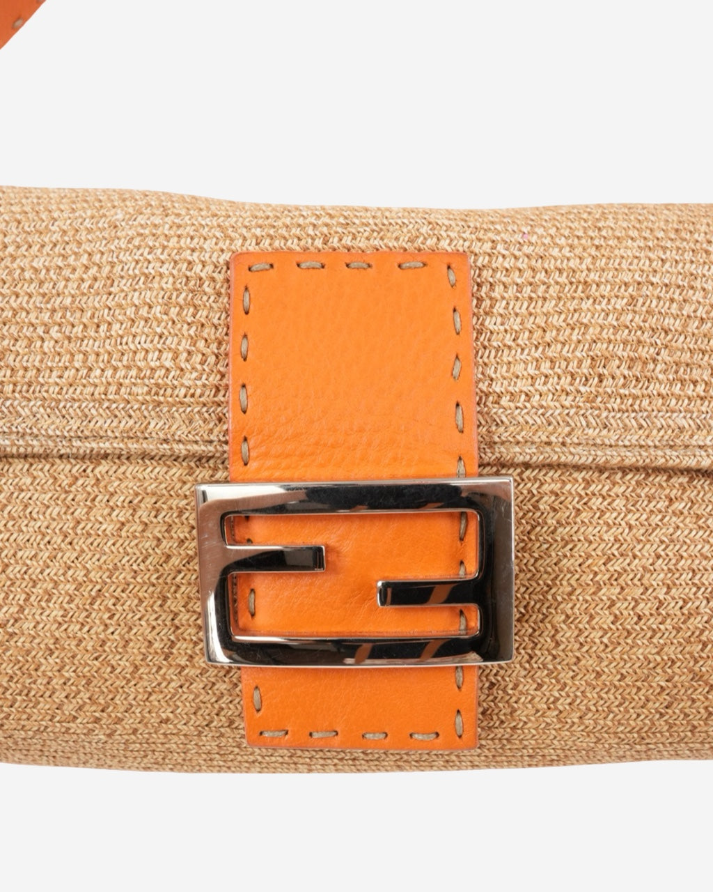 Bolso Fendi Baguette Selleria Raffia