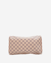Louis Vuitton Speedy 30 Damier Azur Bag 2015