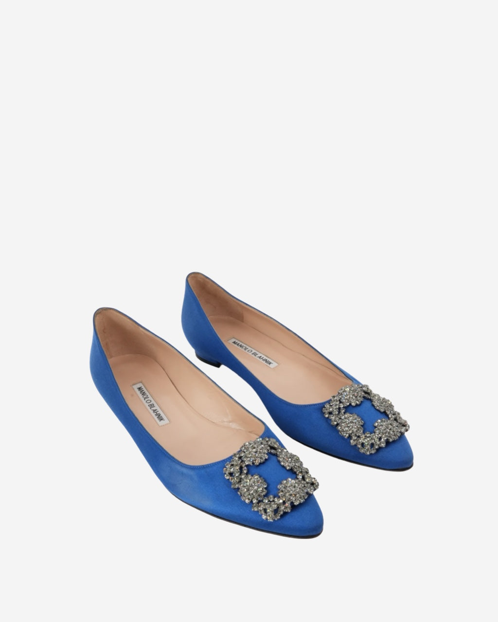 Manolo Blahnik Hangisi Flats 37.5