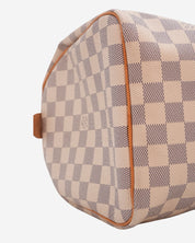 Louis Vuitton Speedy 30 Damier Azur Bag 2015