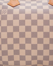 Louis Vuitton Speedy 30 Damier Azur Bag 2015