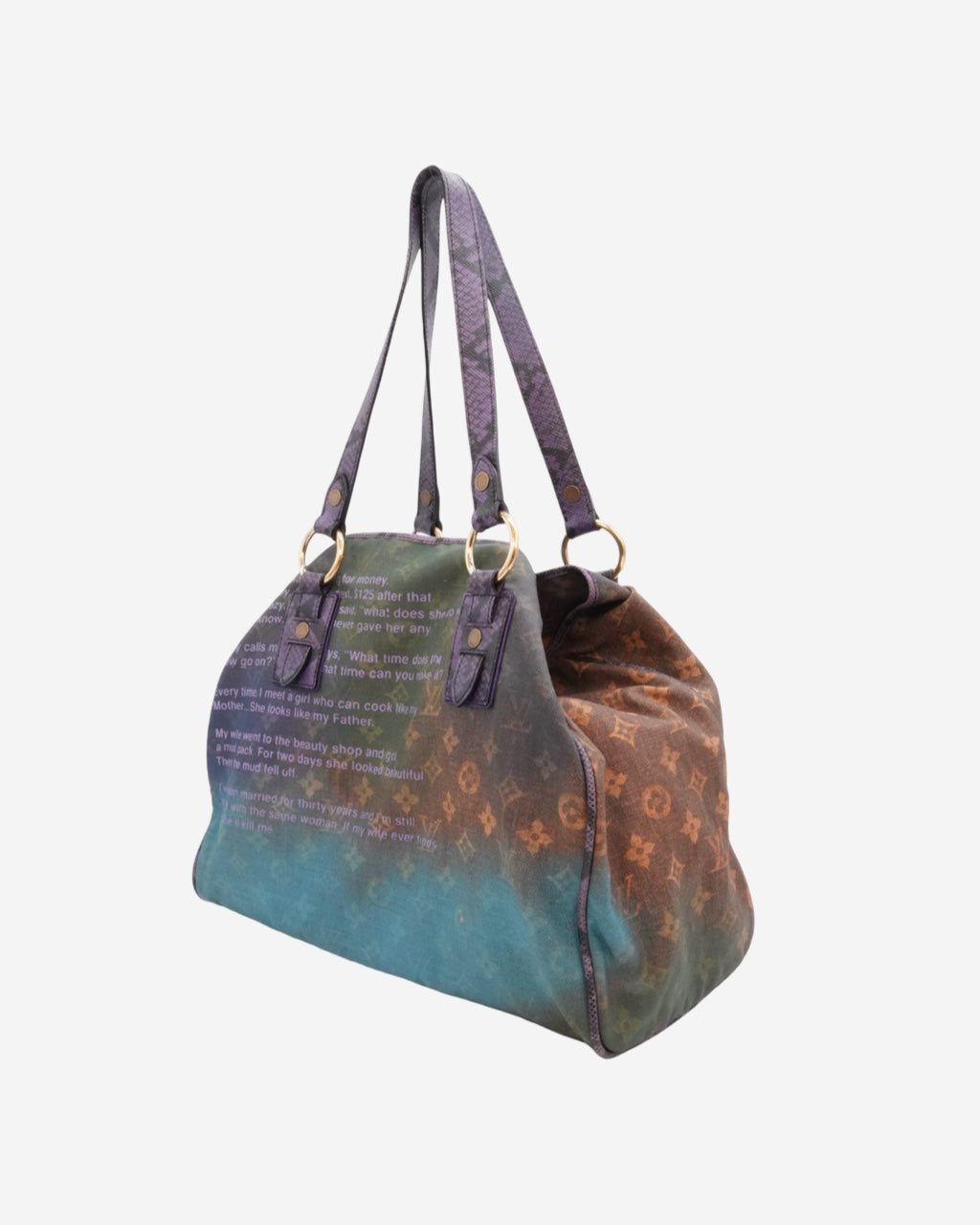 Bolso Louis Vuitton x Richard Prince Heartbreak Jokes Tote 2008