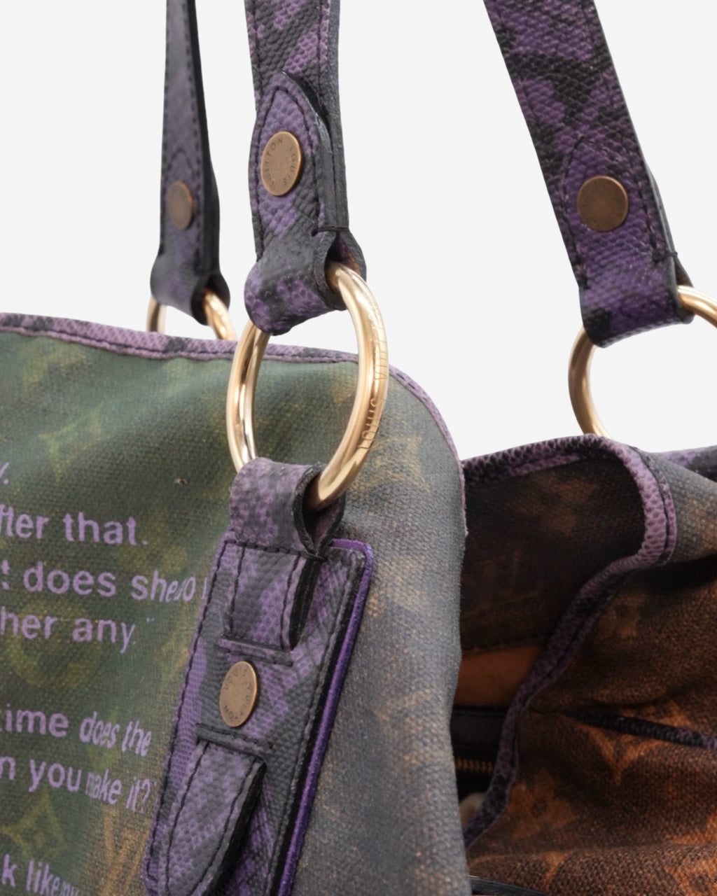 Bolso Louis Vuitton x Richard Prince Heartbreak Jokes Tote 2008