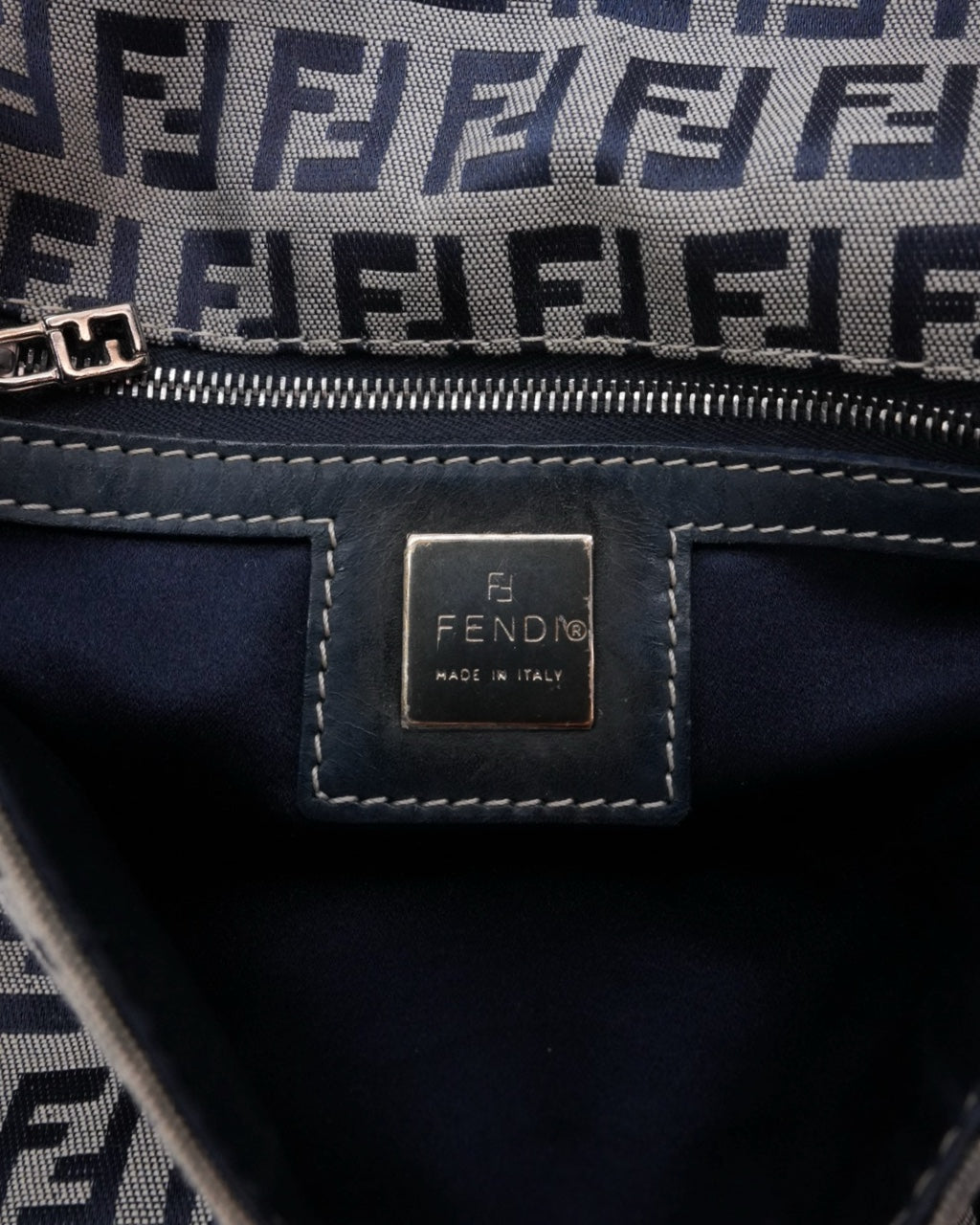 Fendi Zucchino Mamma Baguette Bag