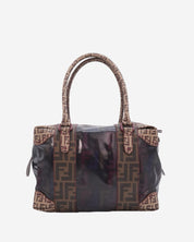 Bolso Fendi Zucca Mixed Media Boston