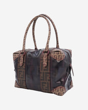 Bolso Fendi Zucca Mixed Media Boston