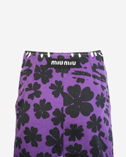 Falda Miu Miu Flores 36 IT