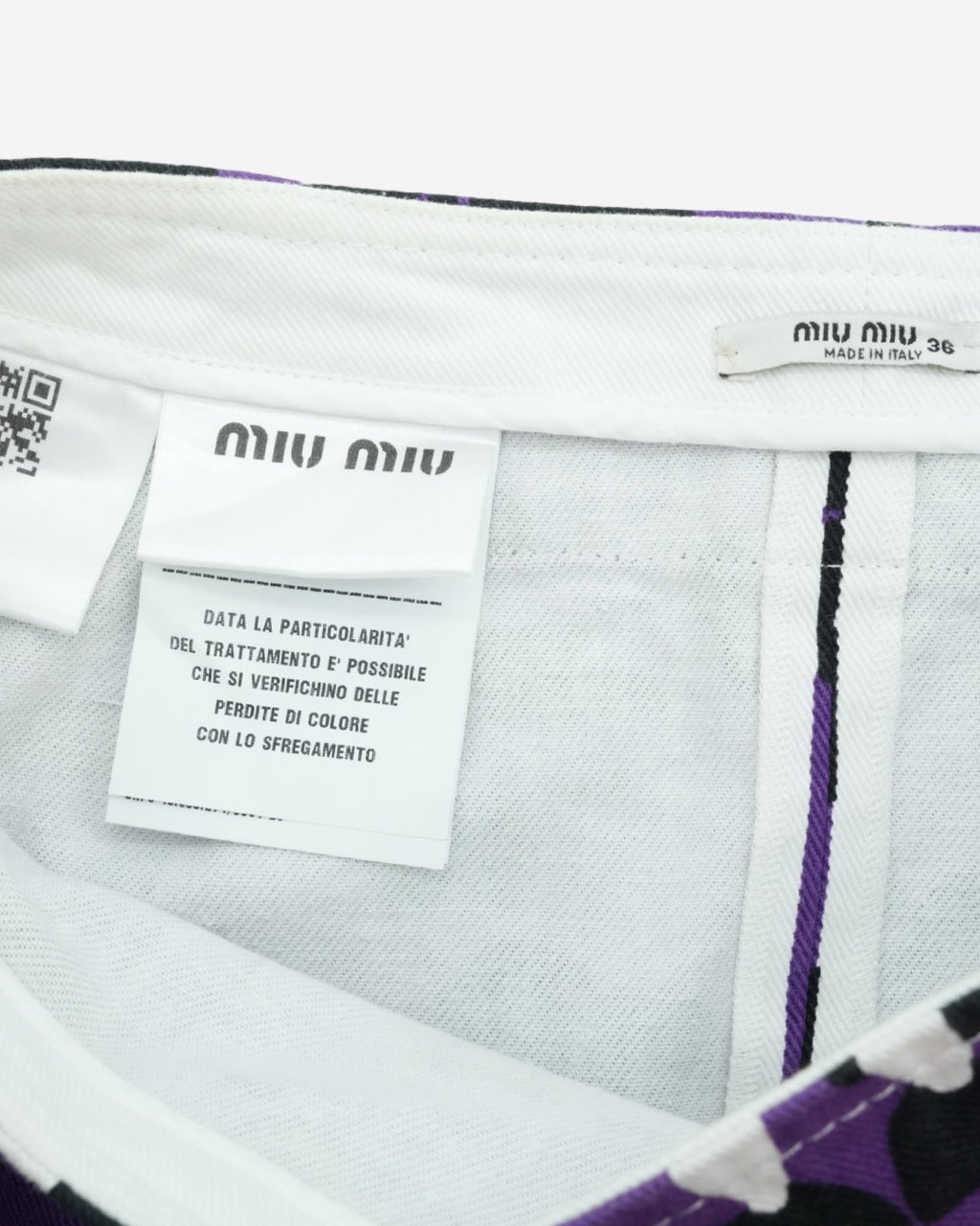 Falda Miu Miu Flores 36 IT