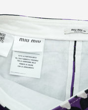 Falda Miu Miu Flores 36 IT
