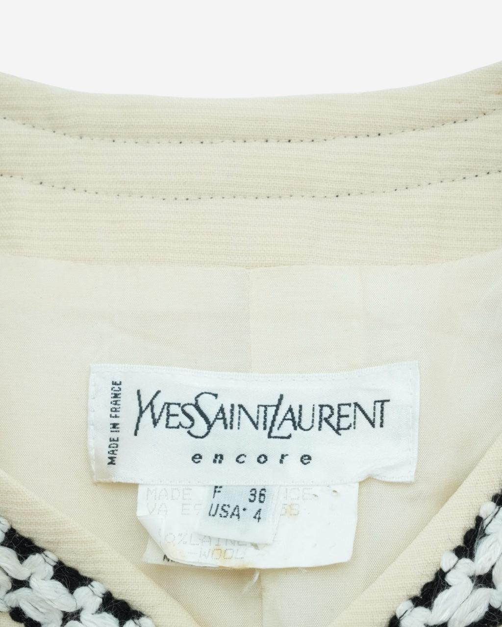 Vintage Saint Laurent Blazer 36 FR
