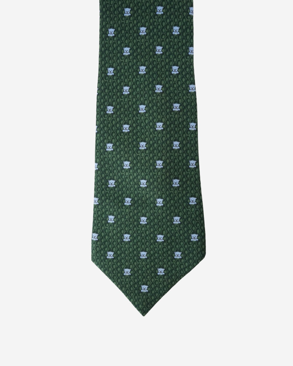 Corbata Hermès Osos en Panal