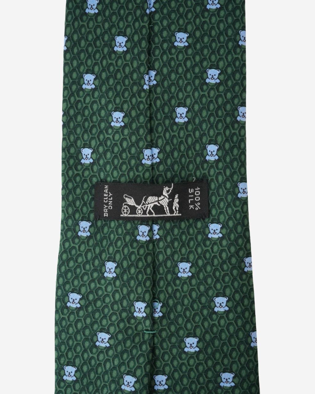 Corbata Hermès Osos en Panal