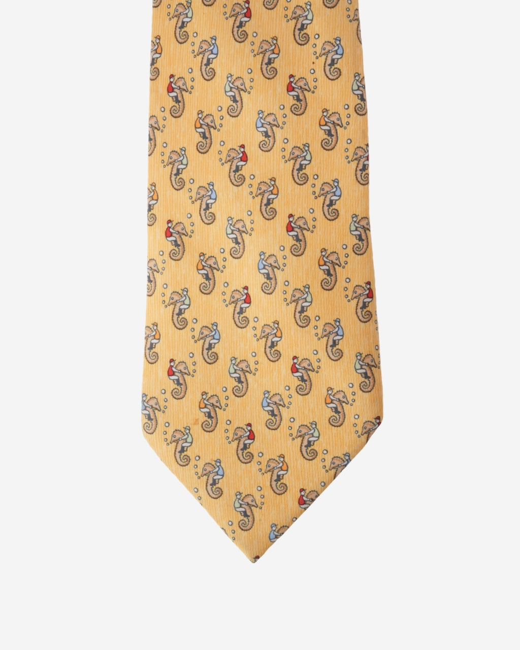 Corbata Hermès Caballos de Mar