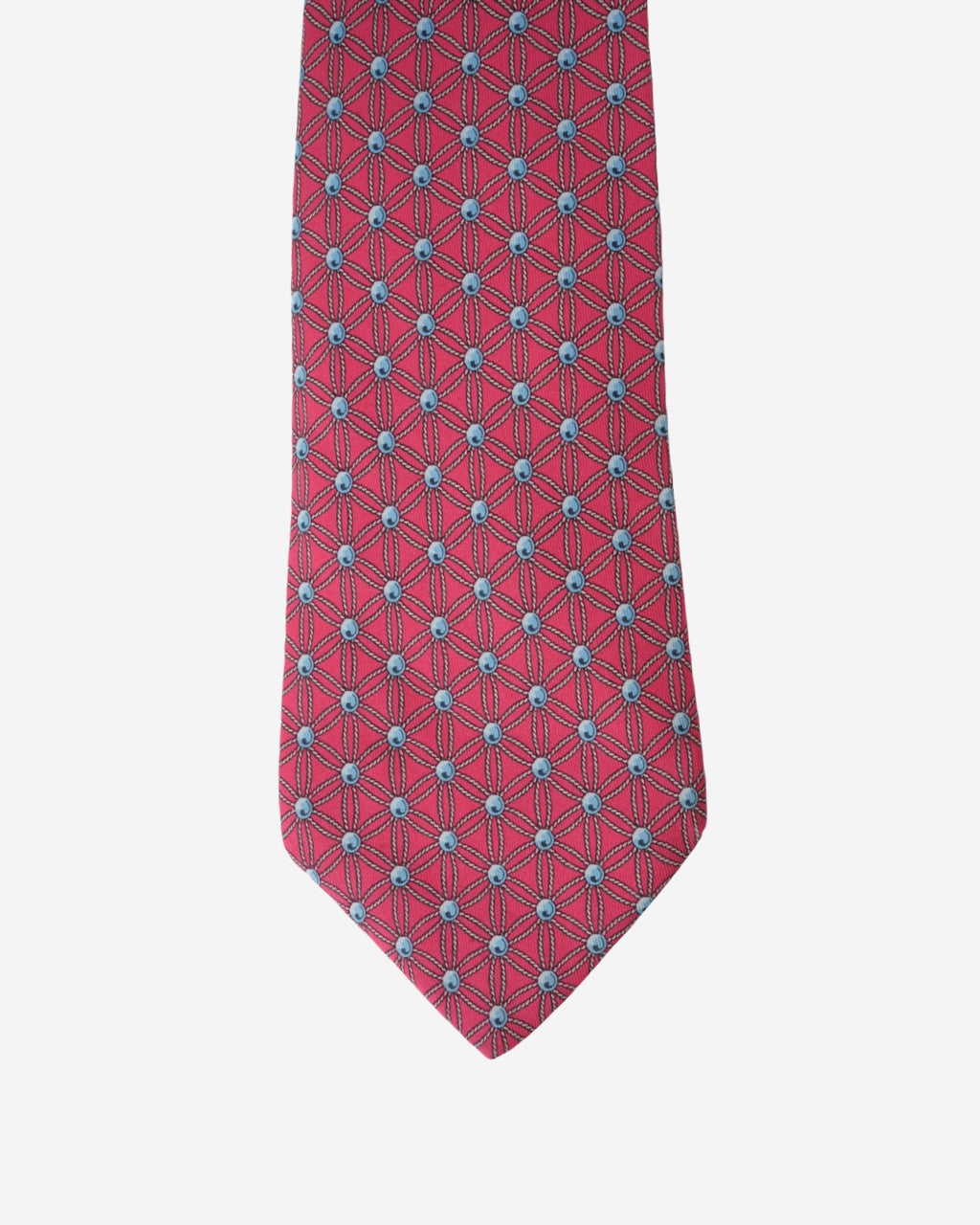 Corbata Hermès Cuerdas y Puntos
