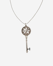 Tiffany & Co. Diamond Daisy Key Necklace
