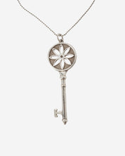 Tiffany & Co. Diamond Daisy Key Necklace