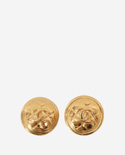 Aretes Chanel CC Matelassé