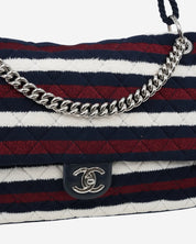 Bolso Chanel Stripe Single Flap Chanel by the Sea SS 2019