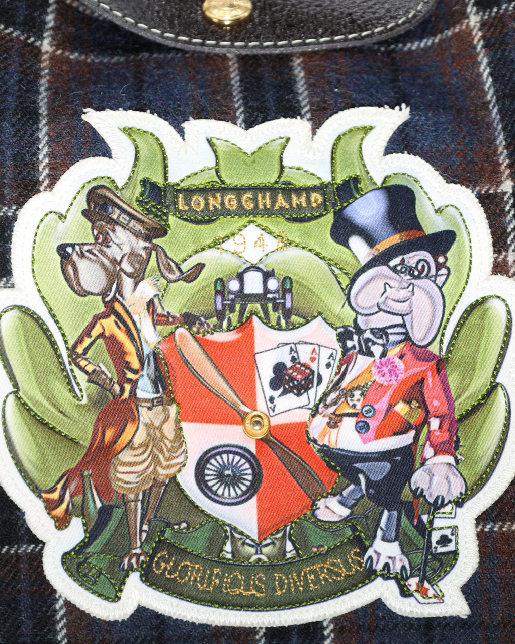 Bolso Longchamp Tartán