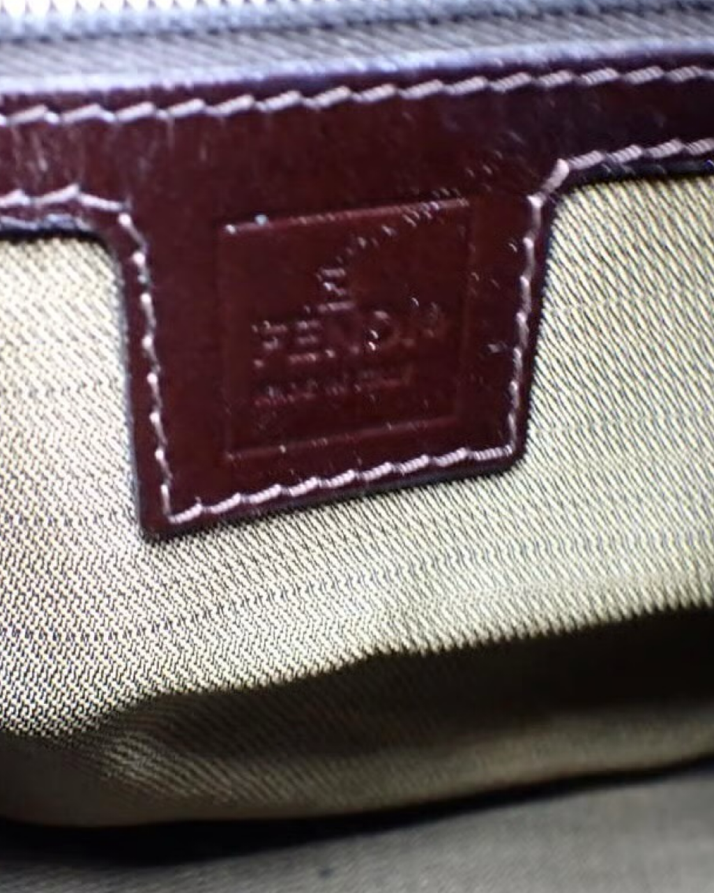 Fendi Mamma Baguette Zucca Bag