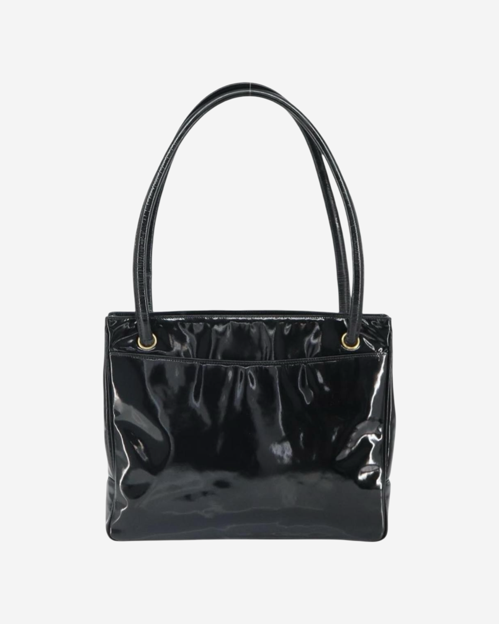 Chanel Vintage Patent Leather Tote Bag