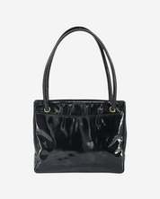 Chanel Vintage Patent Leather Tote Bag