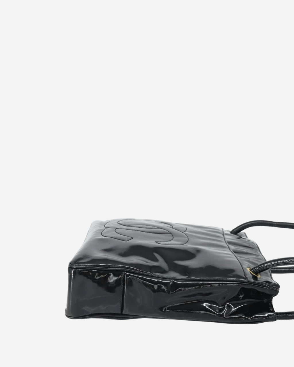 Chanel Vintage Patent Leather Tote Bag