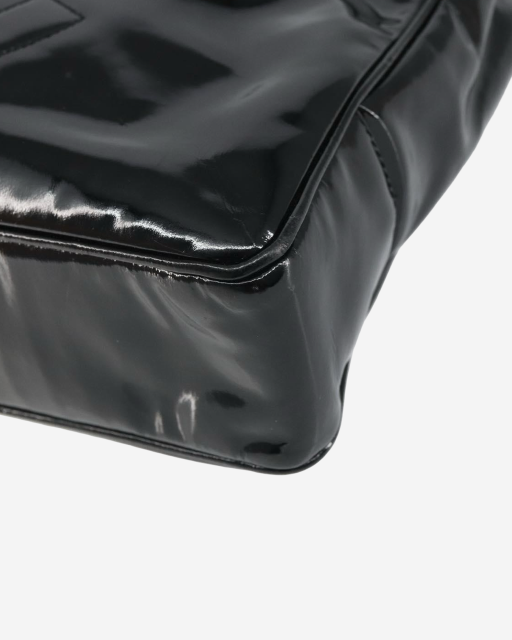 Chanel Vintage Patent Leather Tote Bag