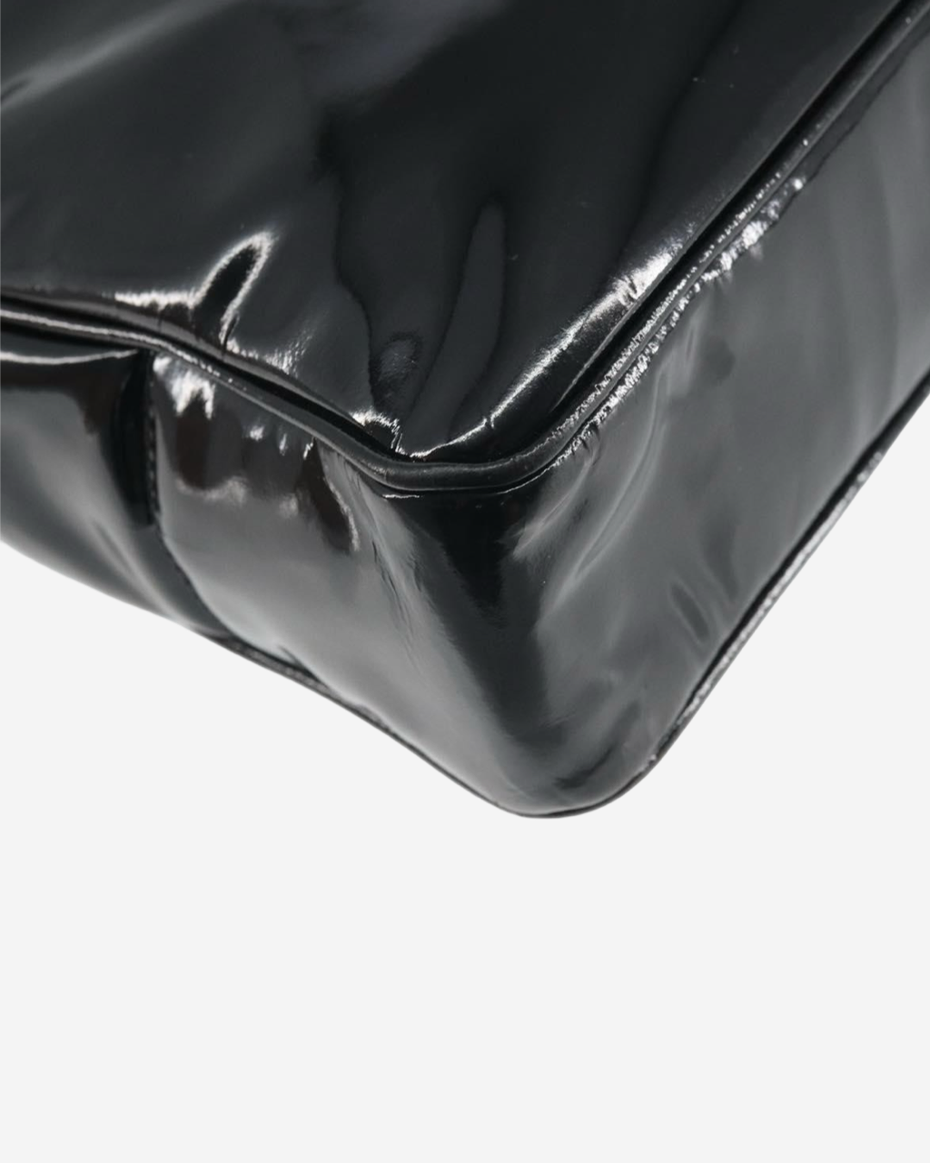 Chanel Vintage Patent Leather Tote Bag