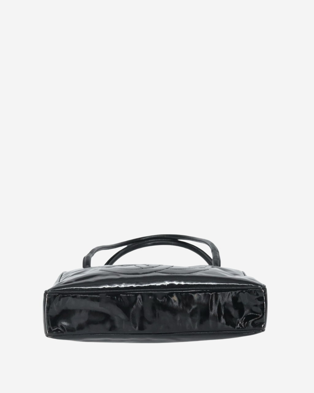 Chanel Vintage Patent Leather Tote Bag