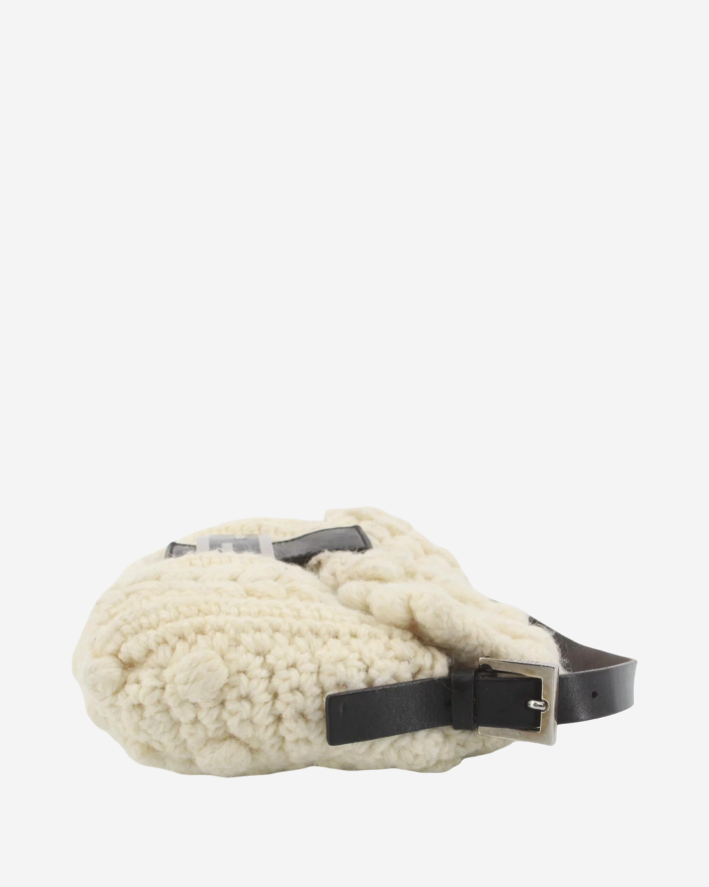 Fendi Mamma Baguette Wool Bag