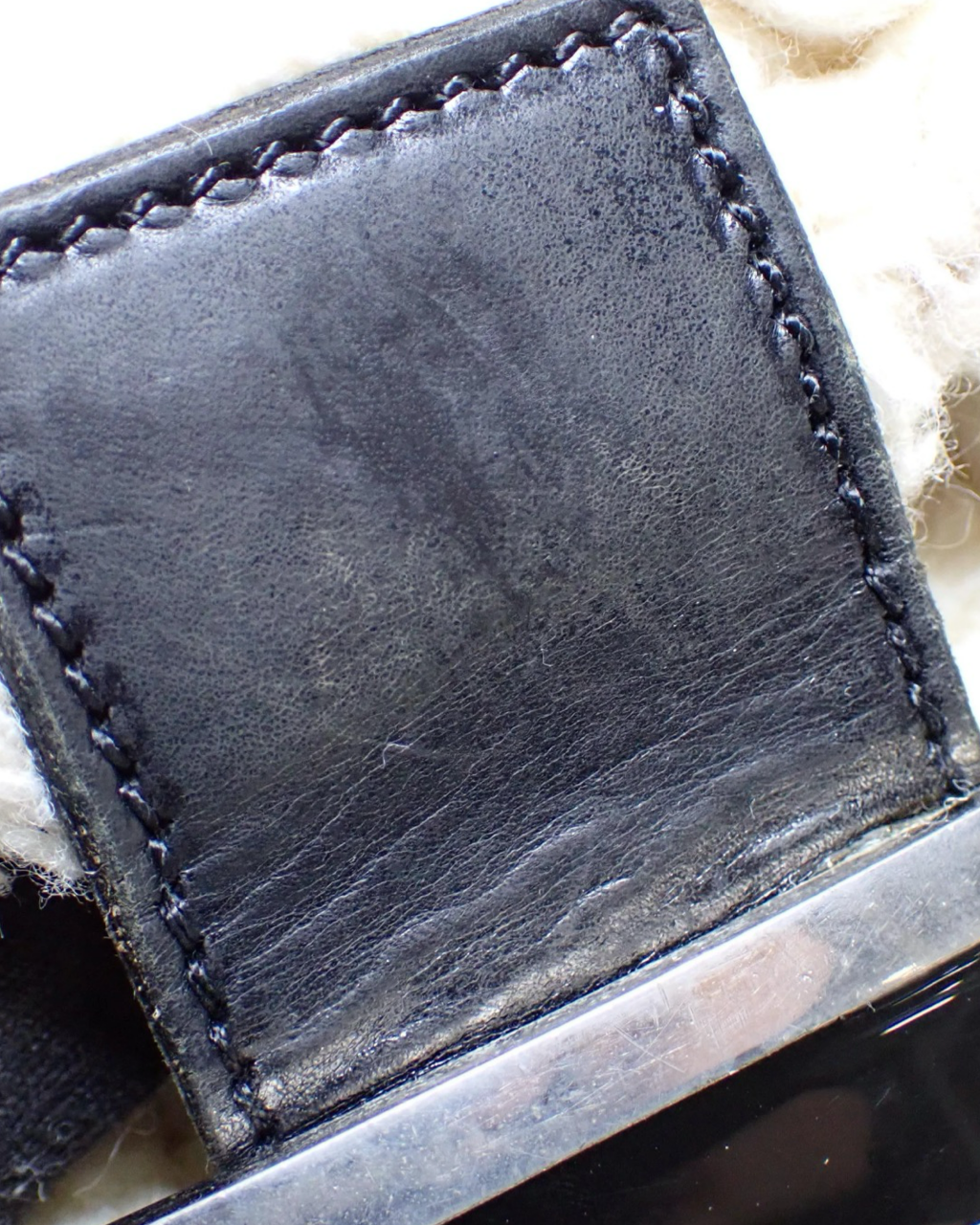 Fendi Mamma Baguette Wool Bag