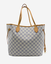 Bolso Louis Vuitton Neverfull Damier Azure MM