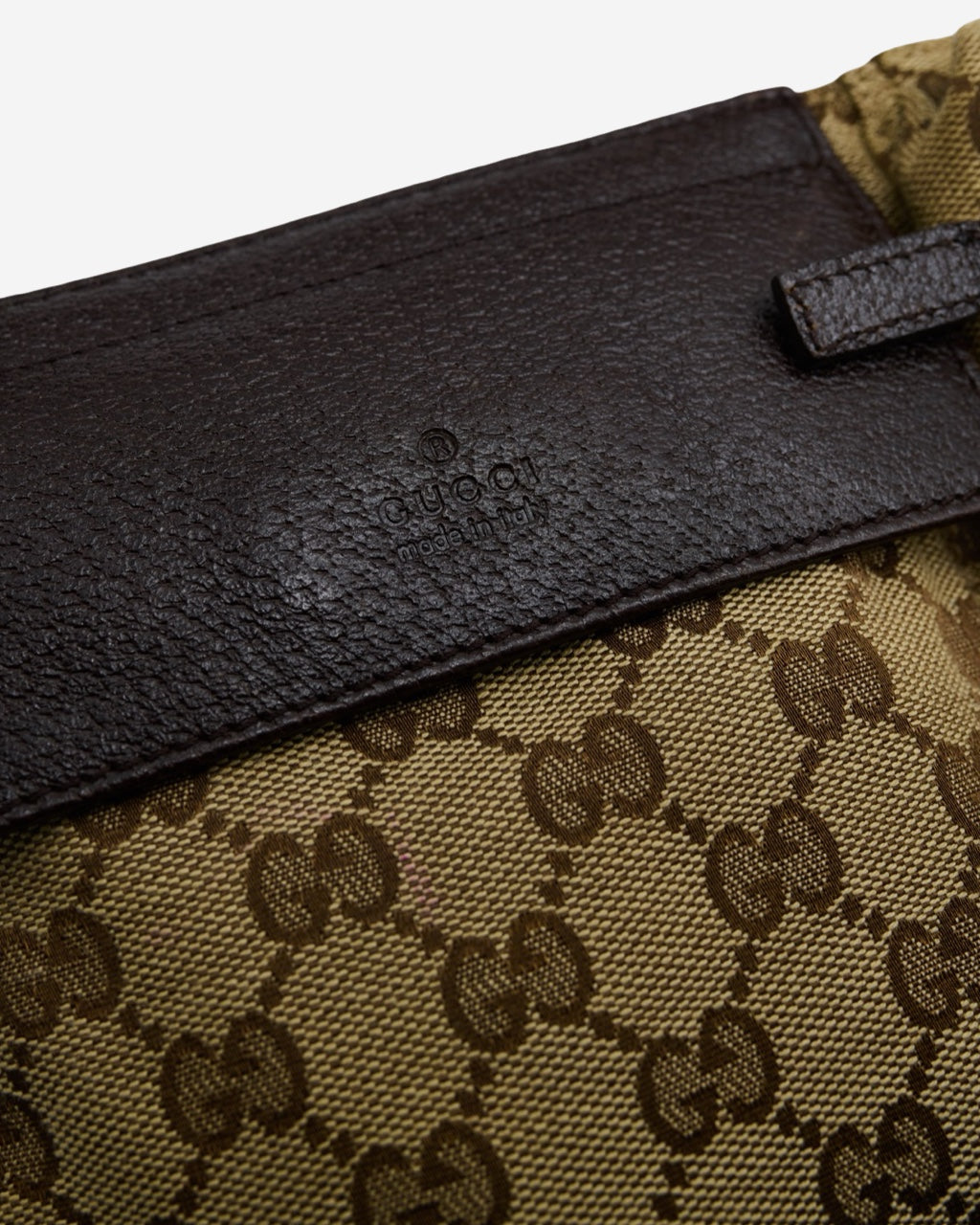 Cangurera Gucci GG Vintage