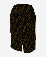 Fendi Zucca skirt size 42 IT