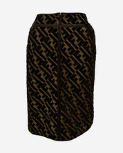 Fendi Zucca skirt size 42 IT