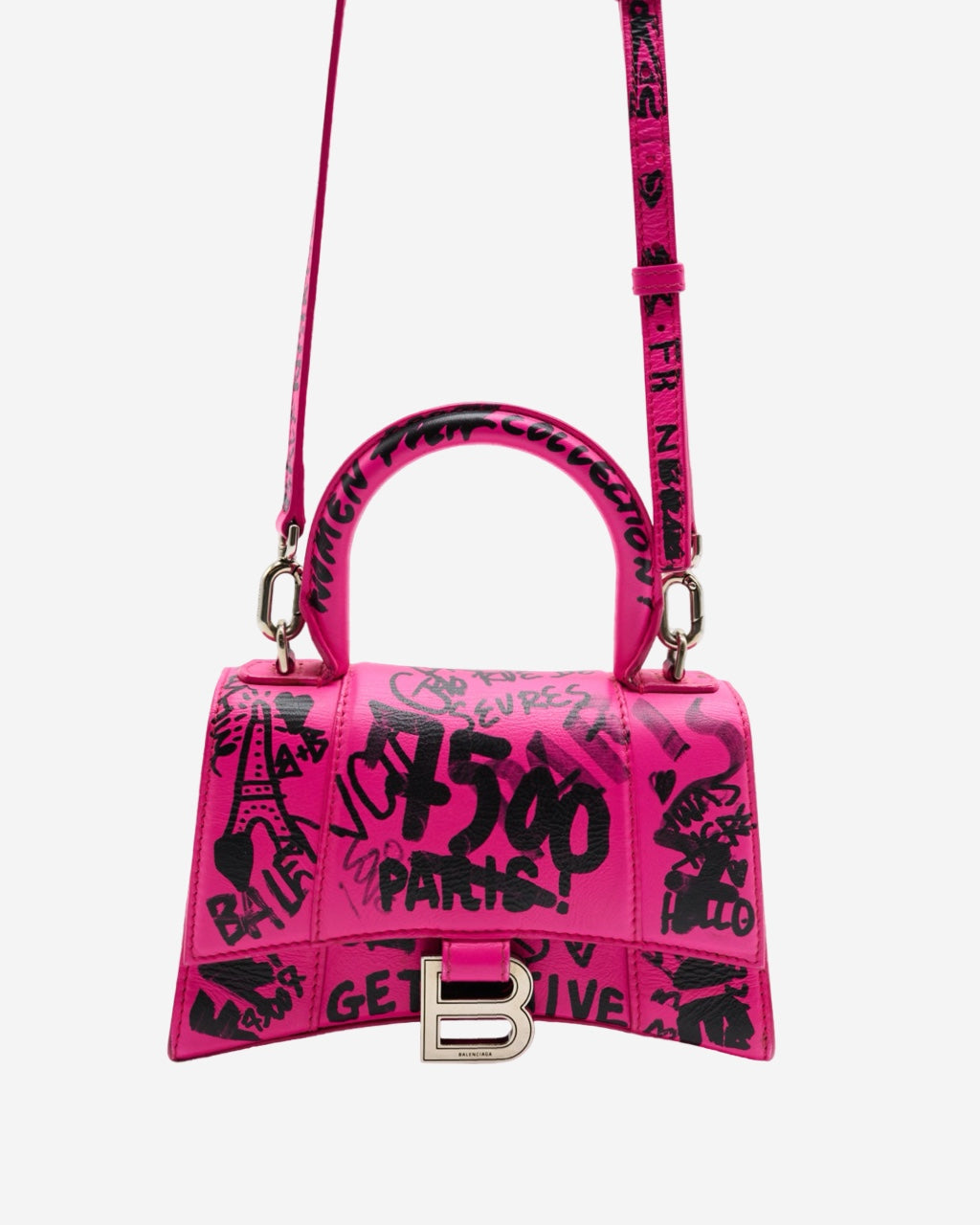 Balenciaga Graffiti Hourglass XS Bag