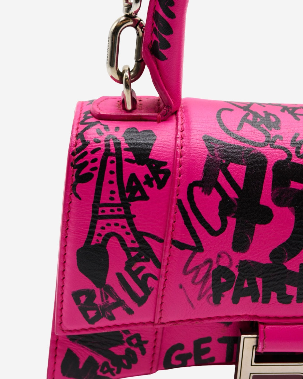Balenciaga Graffiti Hourglass XS Bag