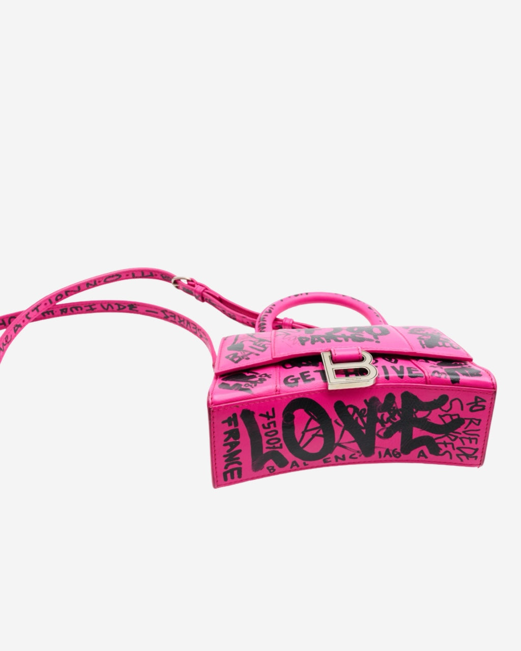 Balenciaga Graffiti Hourglass XS Bag