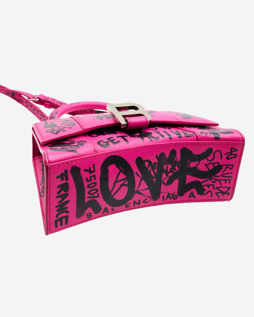 Balenciaga Graffiti Hourglass XS Bag