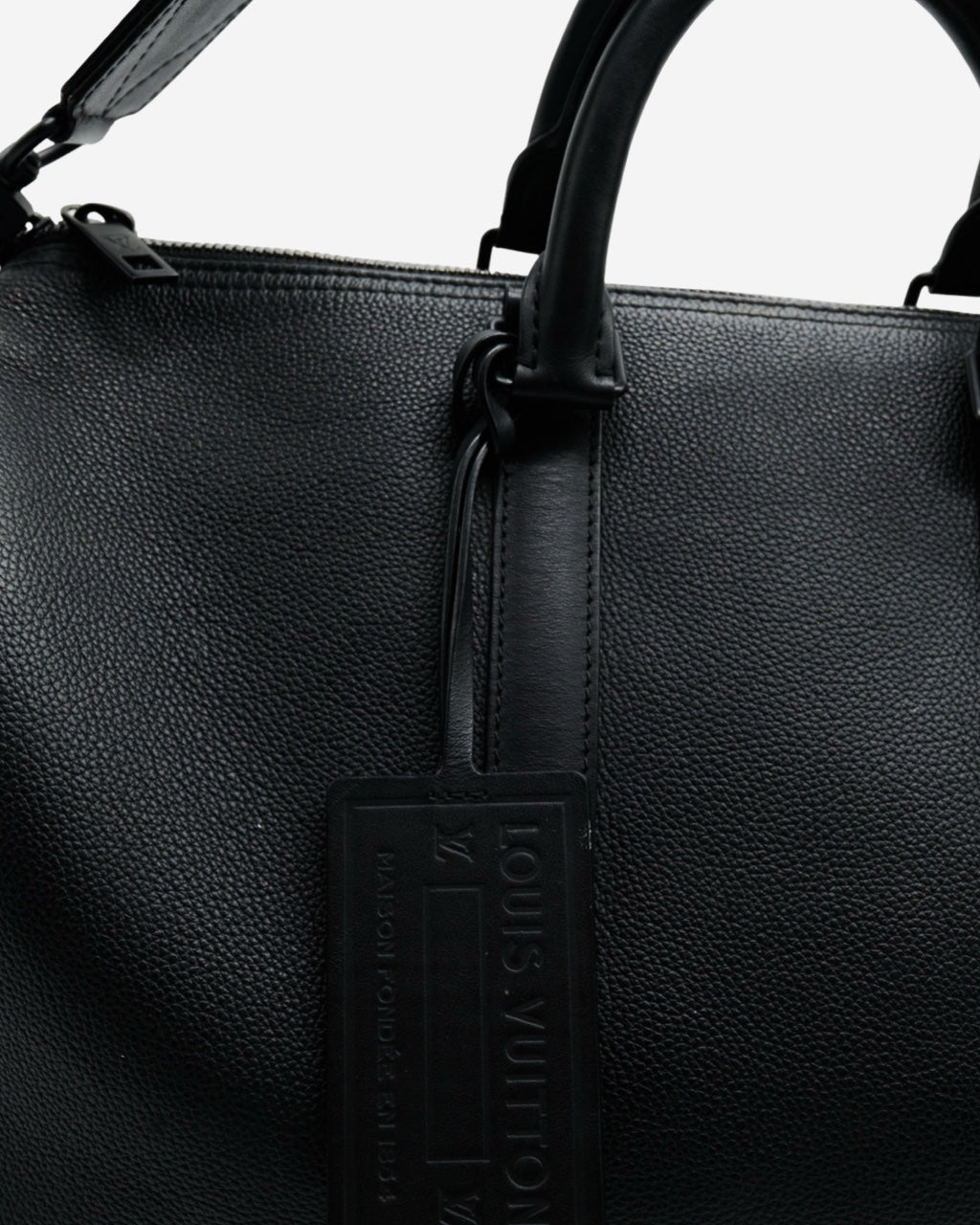 Bolso Louis Vuitton Keepall Bandouliere 40 Noir Matte