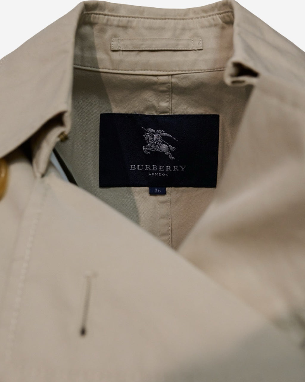 Burberry trench coat, size 36 EU