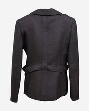 Chanel Striped Skirt and Blazer Set 40 FR