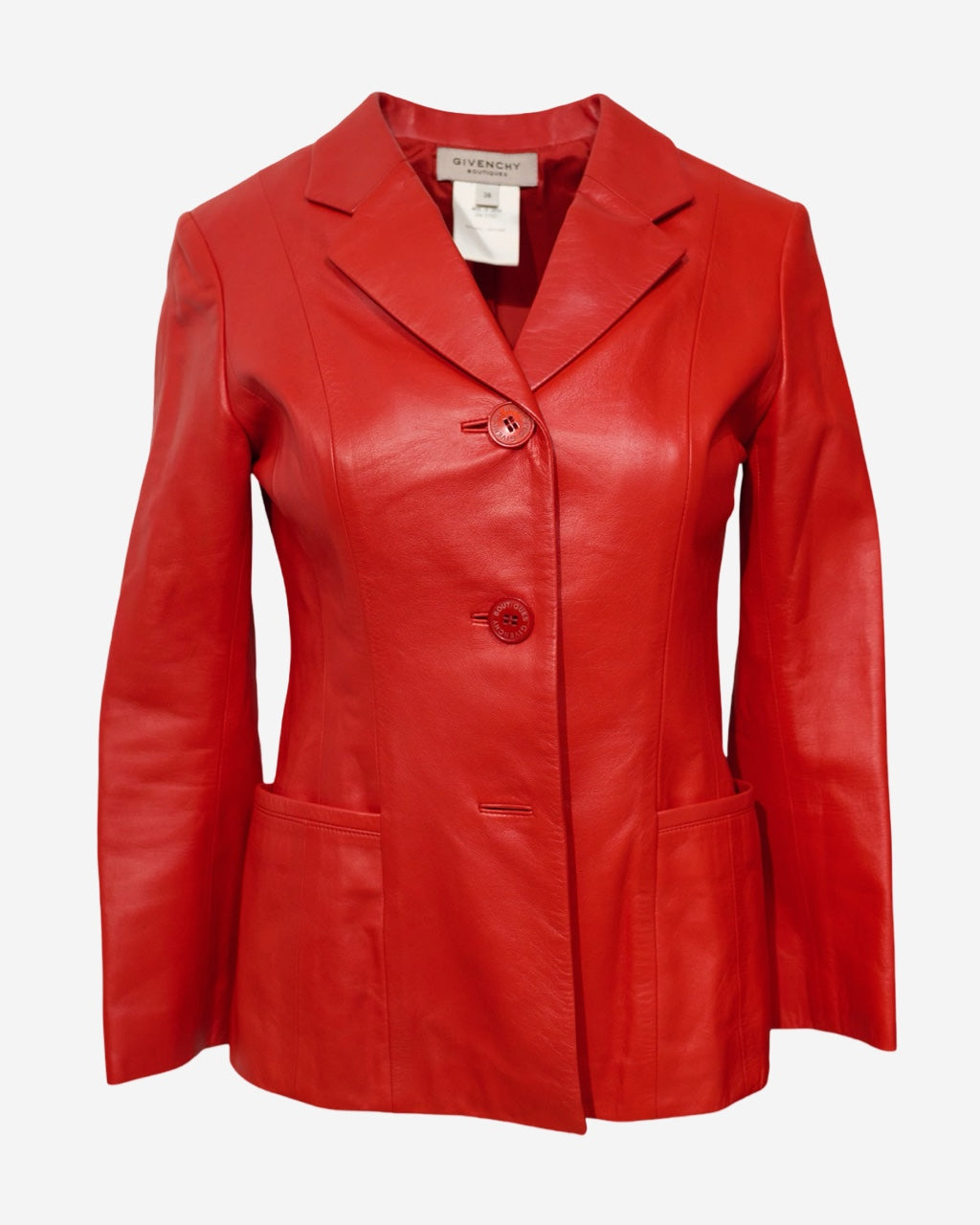 Givenchy Leather Blazer 38 FR